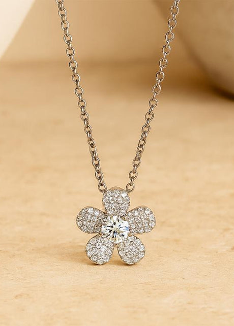Moissanite Chain and Pendant