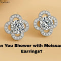 can you shower with moissanite earrings