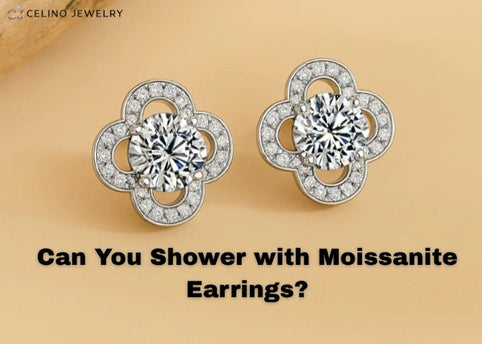 can you shower with moissanite earrings
