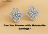 can you shower with moissanite earrings