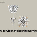 how to clean moissanite earrings