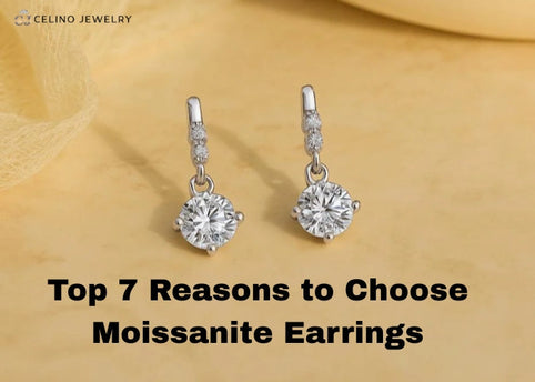moissanite earrings