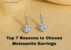 moissanite earrings