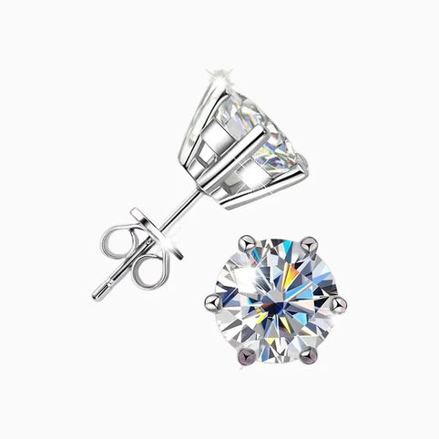 Moissanite Stud Earrings