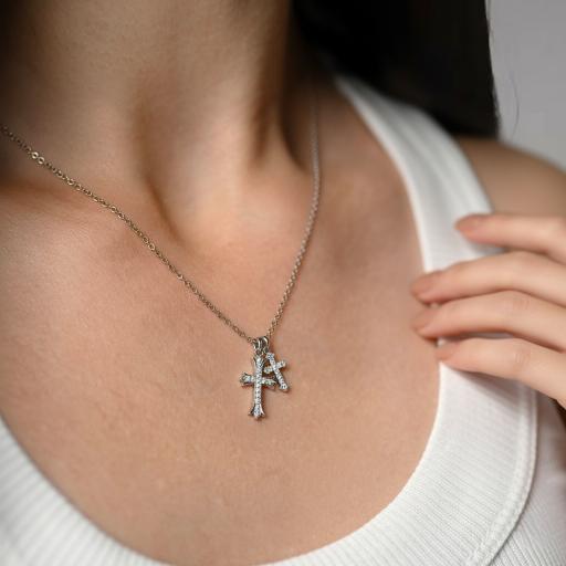 S925 Sterling Silver Cross Pendant Necklace for Men Women
