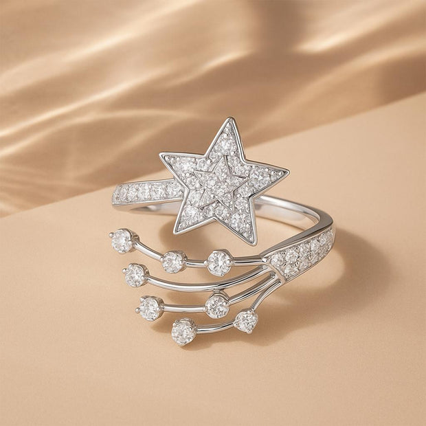 S925 Sterling Sliver Moissanite Ring for Women