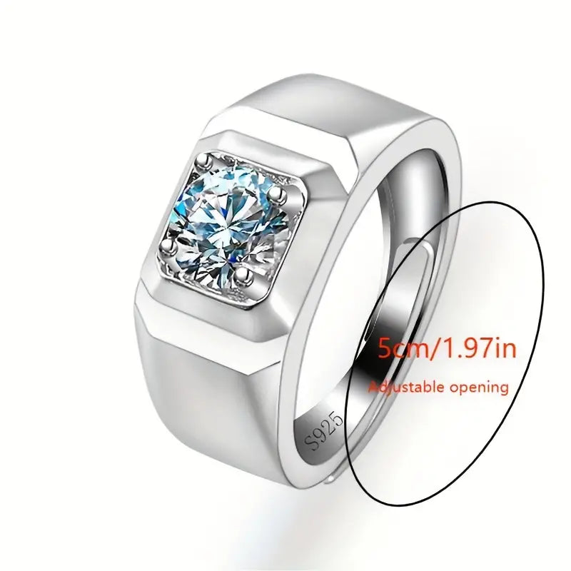 1ct-moissanite-silver-rings