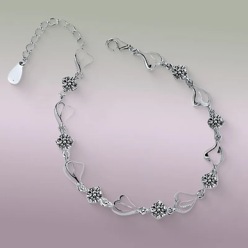 3.5ct moissanite tennis bracelet sparkling like crushed ice
