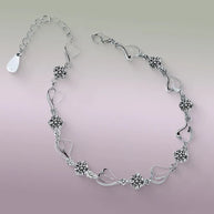 3.5ct moissanite tennis bracelet sparkling like crushed ice