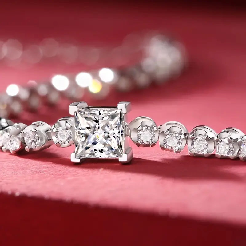 Moissanite Tennis Bracelet 0.5 Carat