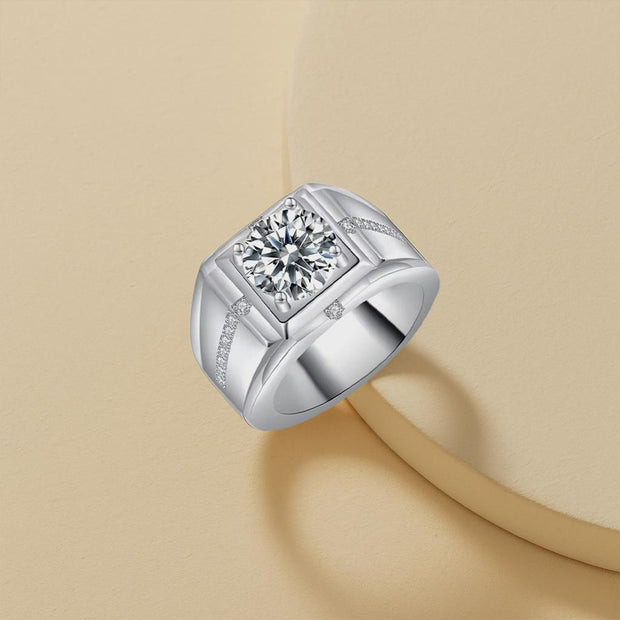 S925 Sterling Silver Moissanite Ring for Men and Women Birthday |Wedding | Anniversary