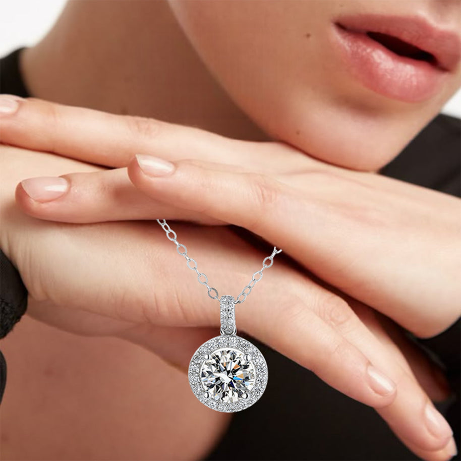 Moissanite Necklace for Women