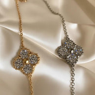 925 Sterling Silver Moissanite Bracelet Luxury Style