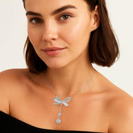 S925 Sterling Silver Moissanite Necklaces for Women