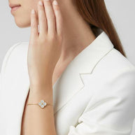 925 Sterling Silver Moissanite Bracelet Luxury Style