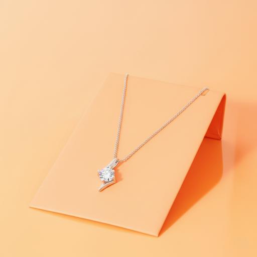 s925 Sterling Silver Moissanite Lighting Star Necklace