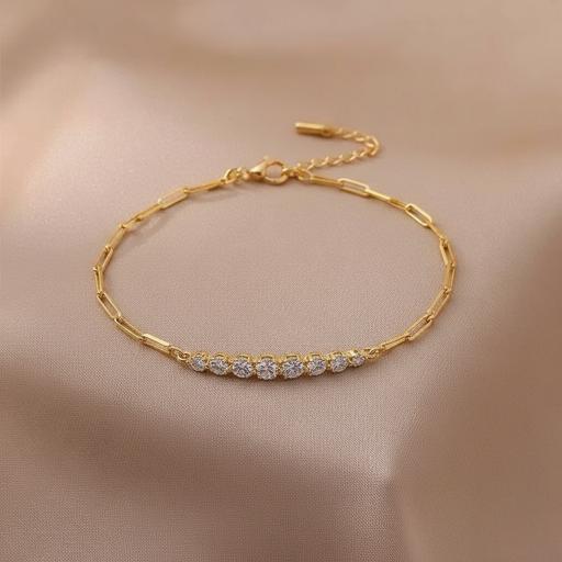 S925 Silver Diamond Moissanite Bracelet For Women