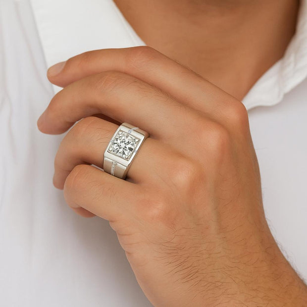 S925 Sterling Silver Moissanite Ring for Men and Women Birthday |Wedding | Anniversary