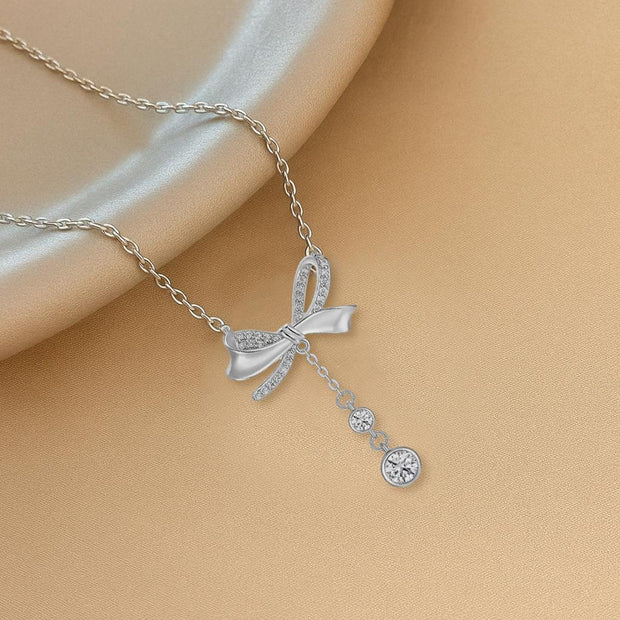 S925 Sterling Silver Moissanite Necklaces for Women