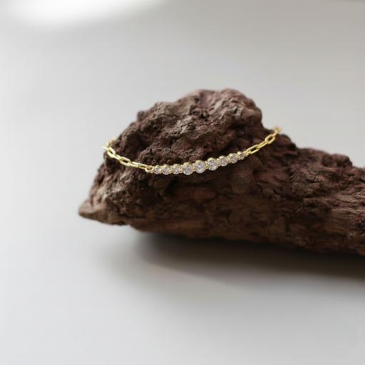 S925 Silver Diamond Moissanite Bracelet For Women