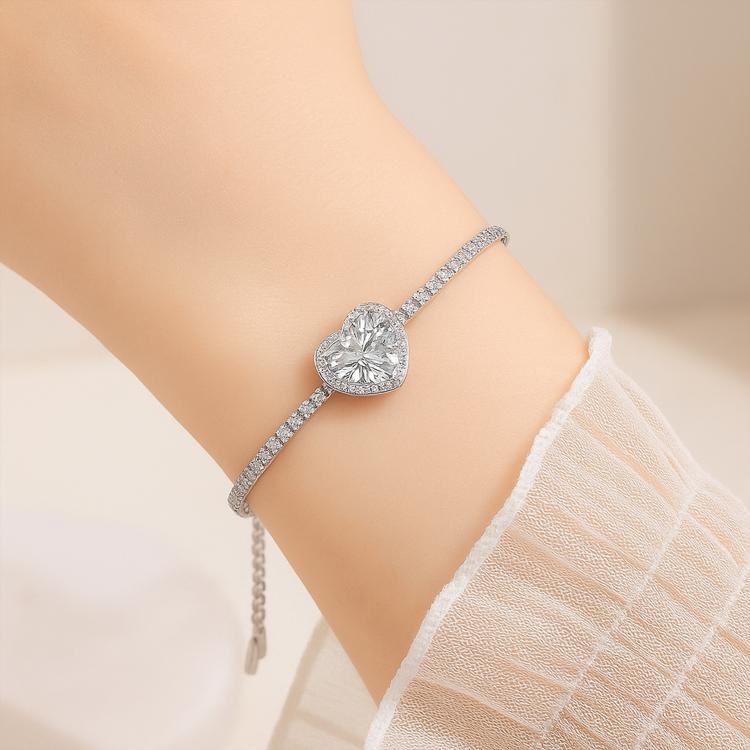 Moissanite Diamond Bracelet Women's Jewelry  For  Women