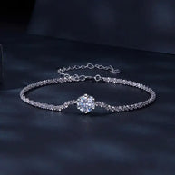 S925 Sterling Silver Moissanite Women’s Bracelet