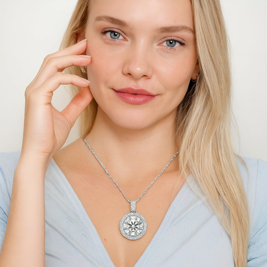 Moissanite Necklace for Women