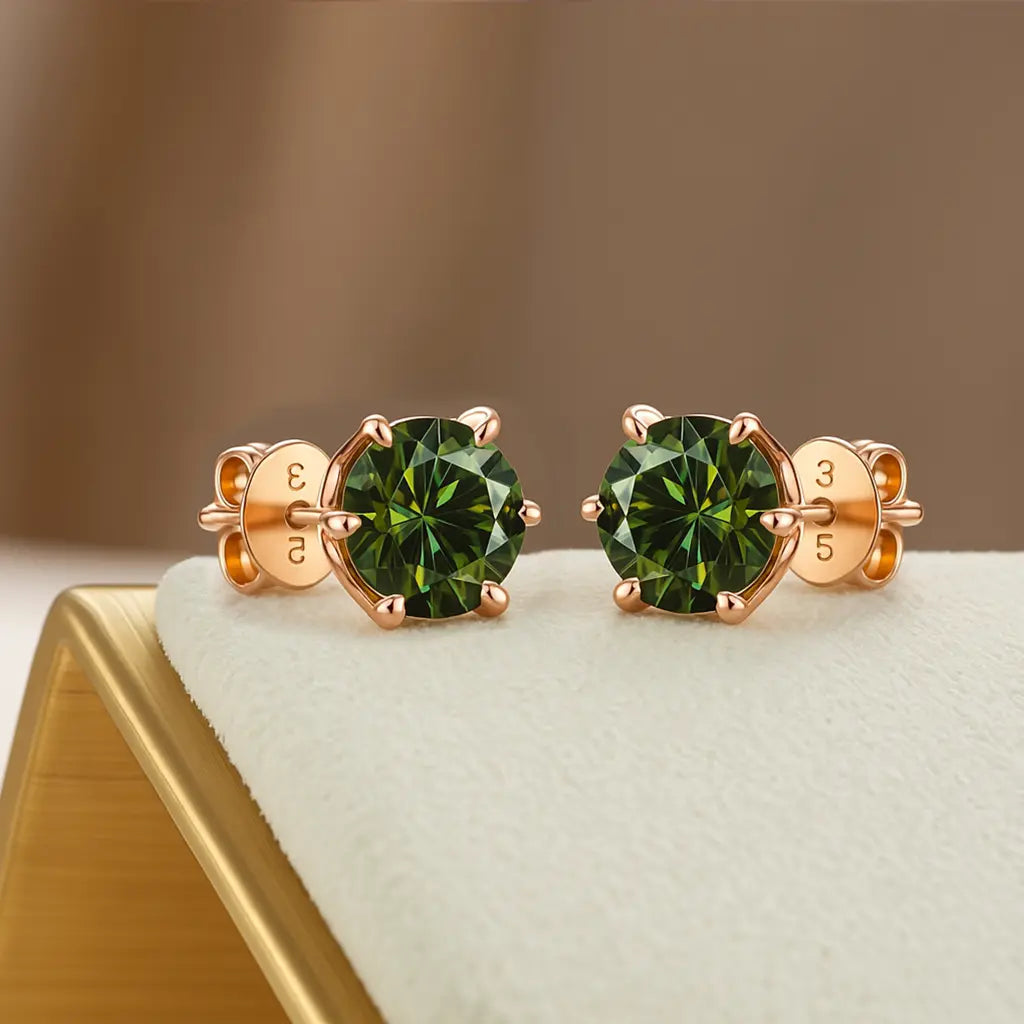 2pc Moissanite Set –  Earrings in 925 Silver