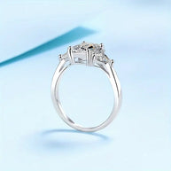 2 Carat Moissanite Ring in 925 Sterling Silver