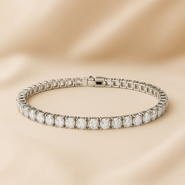 3mm Moissanite Tennis Bracelet - 5.2 Carat