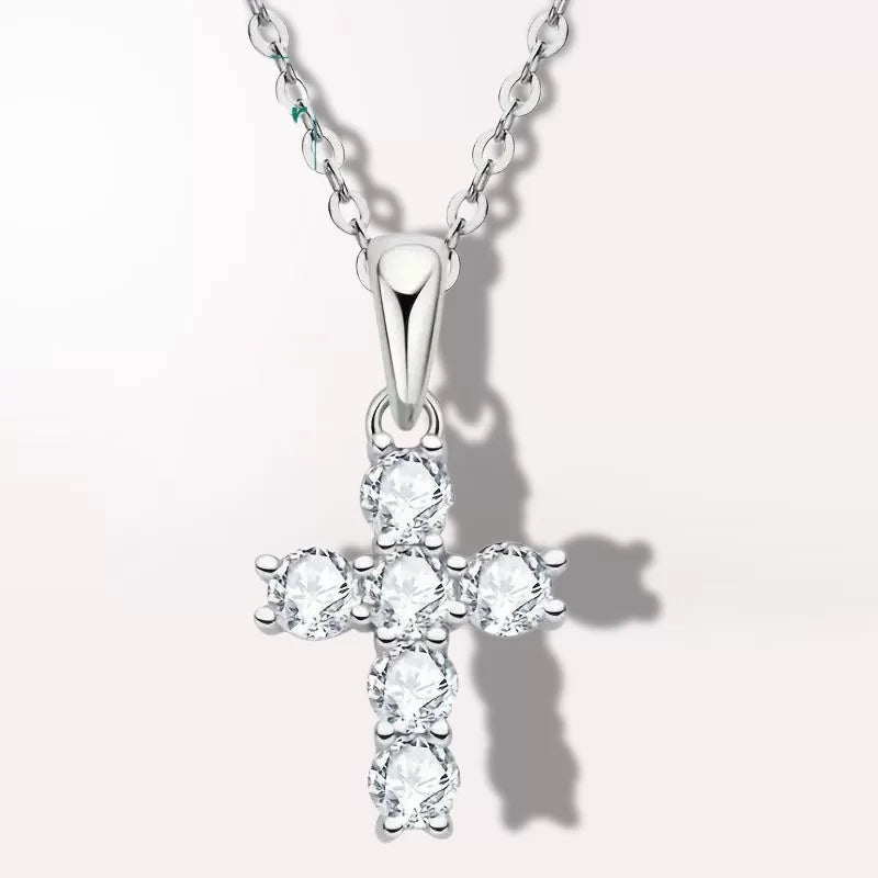 Moissanite 0.6 Carat Pendant & Chain – 925 Sterling Silver