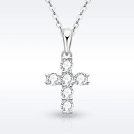 Moissanite 0.6 Carat Pendant & Chain – 925 Sterling Silver