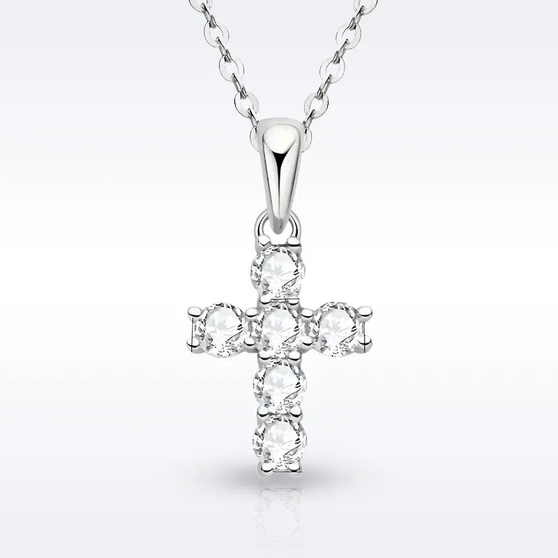 Moissanite 0.6 Carat Pendant & Chain – 925 Sterling Silver