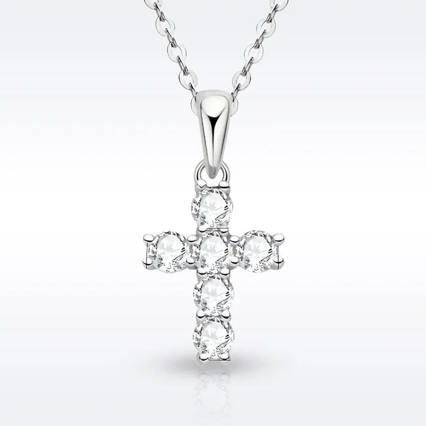 Moissanite 0.6 Carat Pendant & Chain – 925 Sterling Silver