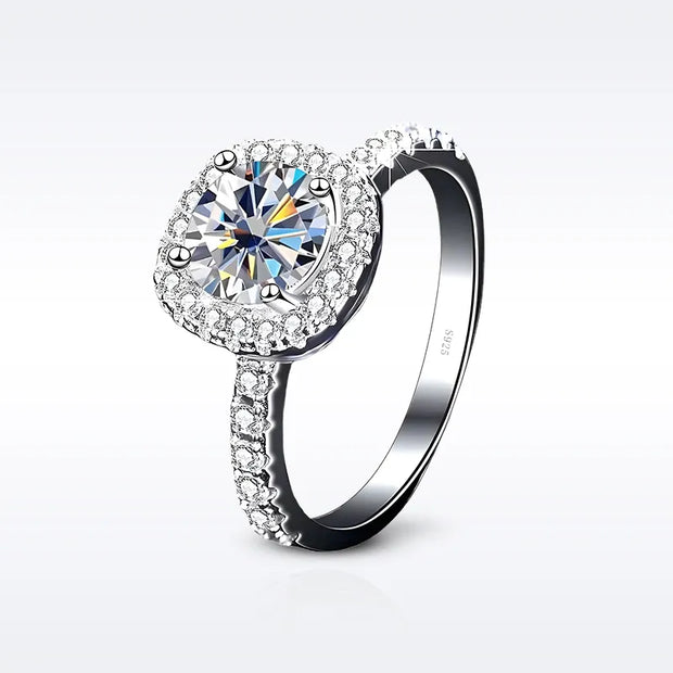 3ct Moissanite Ring Luxury Promise Ring