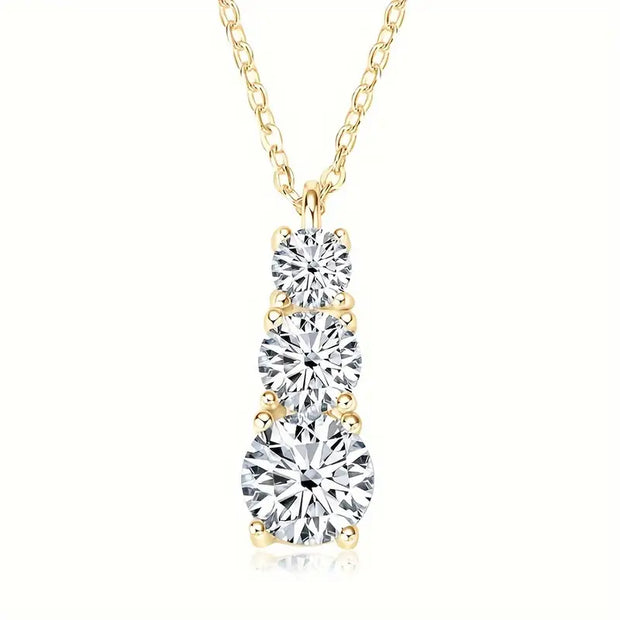 S925 Sterling Silver Moissanite Necklace