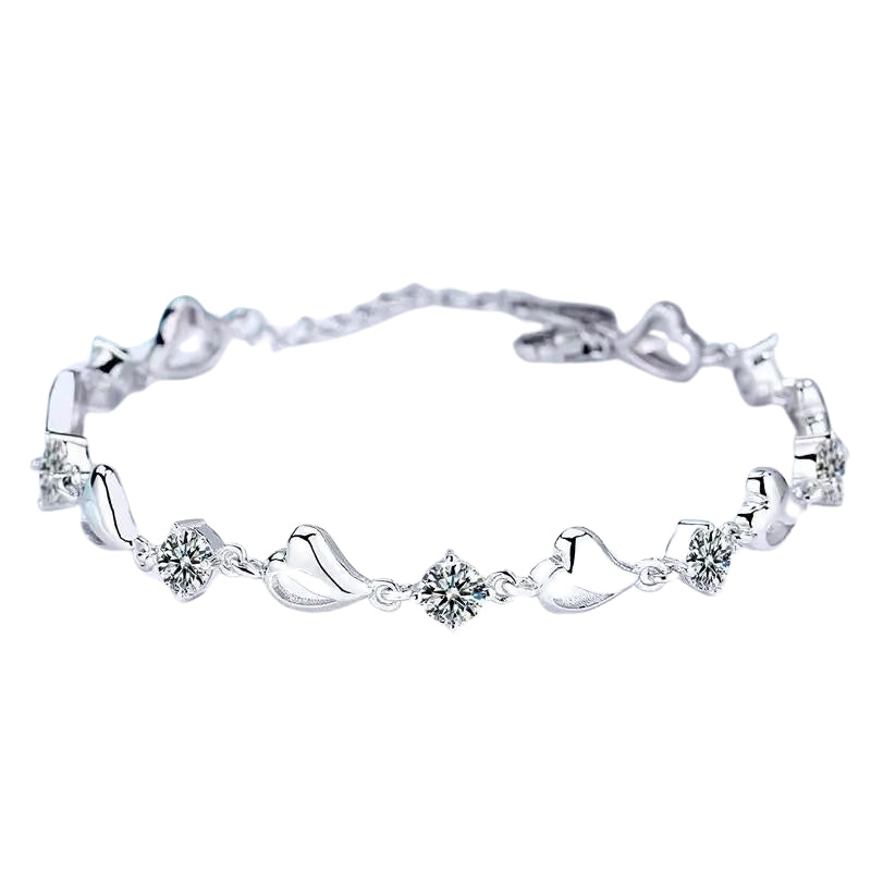 1pc 925 Sterling Silver 3.5 Carat Moissanite Bracelet