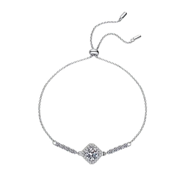 Moissanite Tennis Bracelet – 925 Sterling Silver