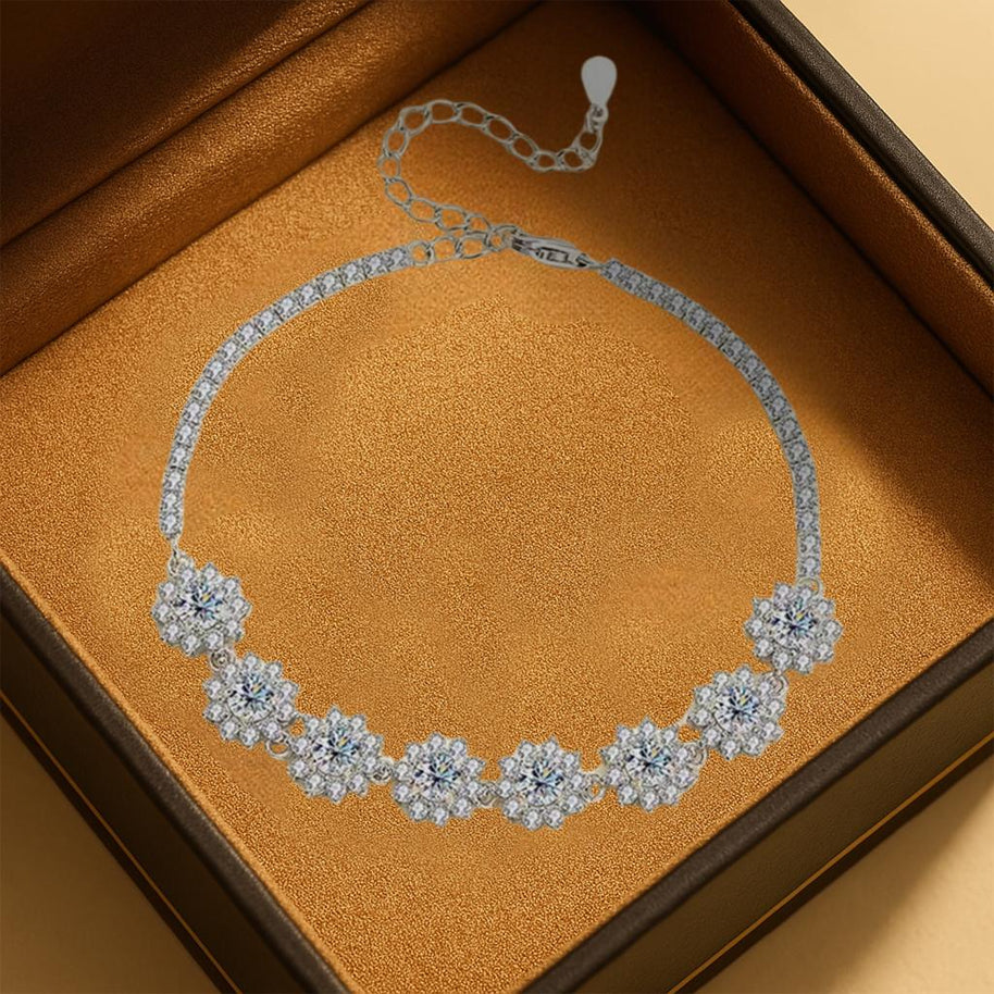 925 Sterling Silve Moissanite Bracelets For Women