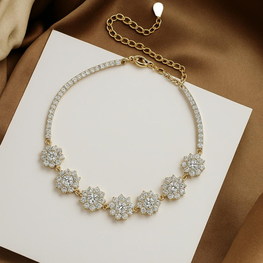 925 Sterling Silve Moissanite Bracelets For Women