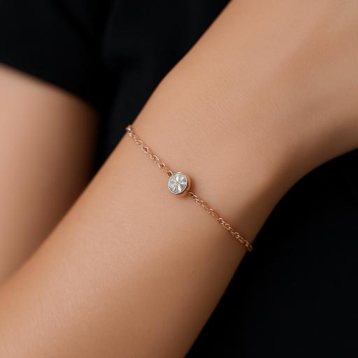 PT950 Platinum Moissanite VVS1 Diamond Bracelet For Women