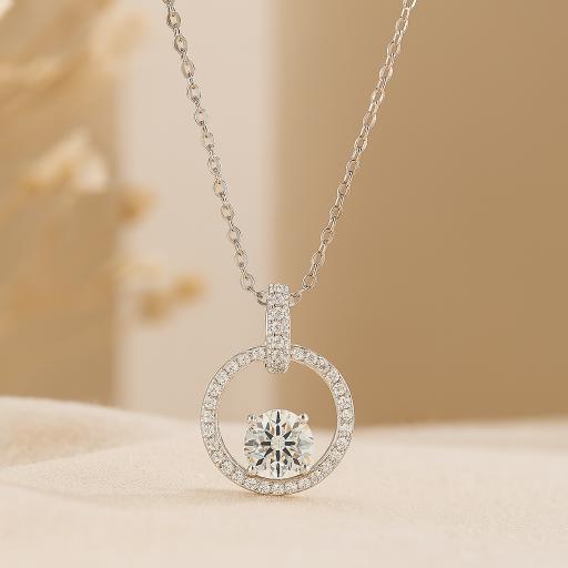 S925 Sterling Silver V-shaped Pendant  Necklace for Women