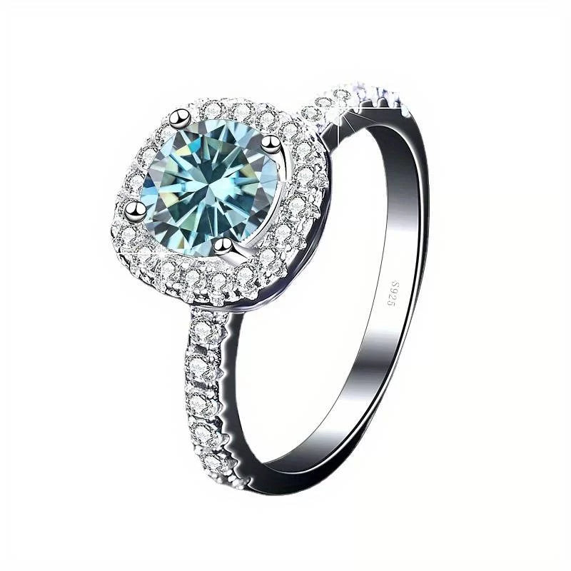 3ct Moissanite Ring Luxury Promise Ring