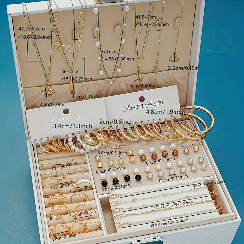 86pcs Chic Jewelry Set