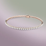 Moissanite Tennis Bracelet - 925 Sterling Silver