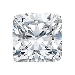 Princess cut moissanite stone