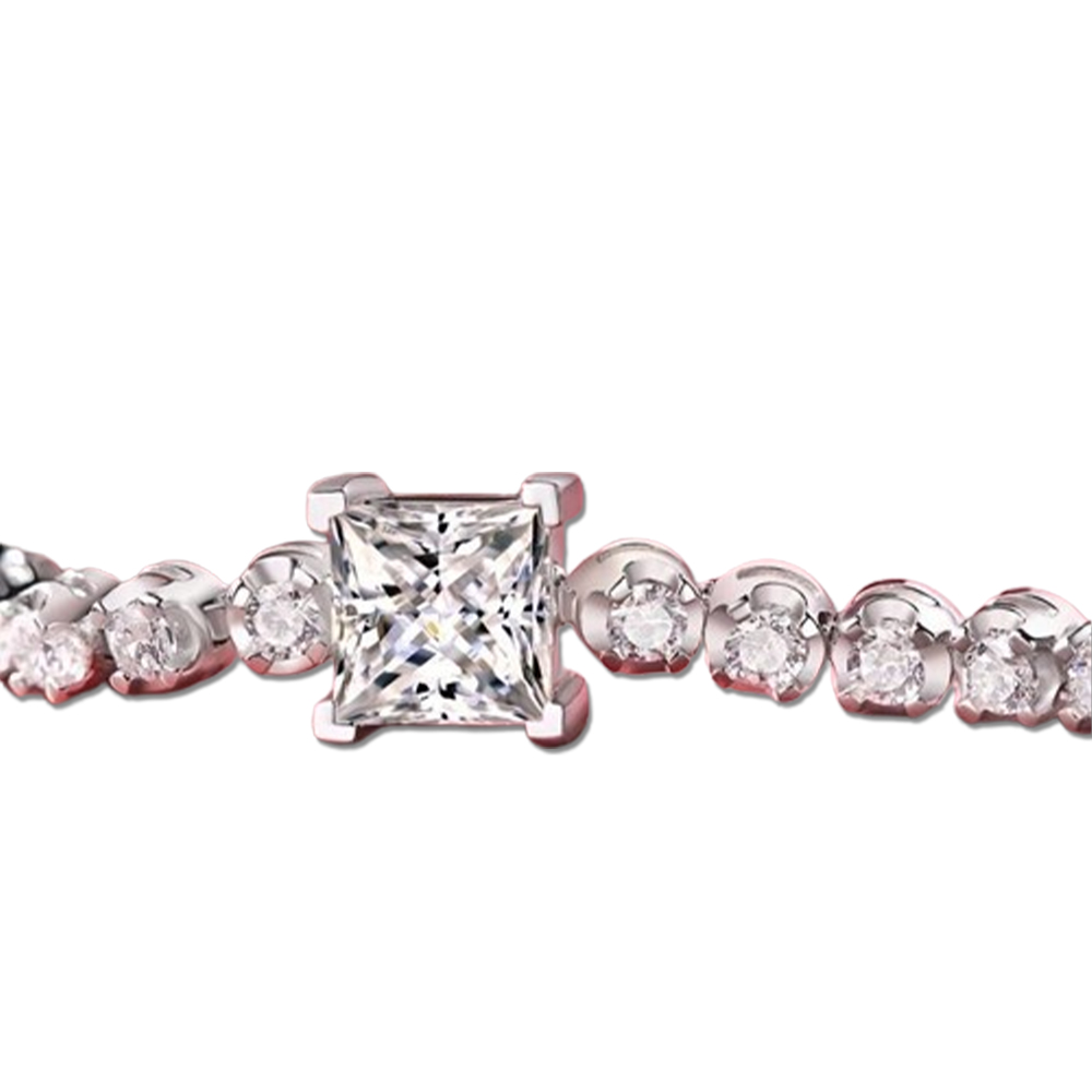 Moissanite Tennis Bracelet – 925 Sterling Silver