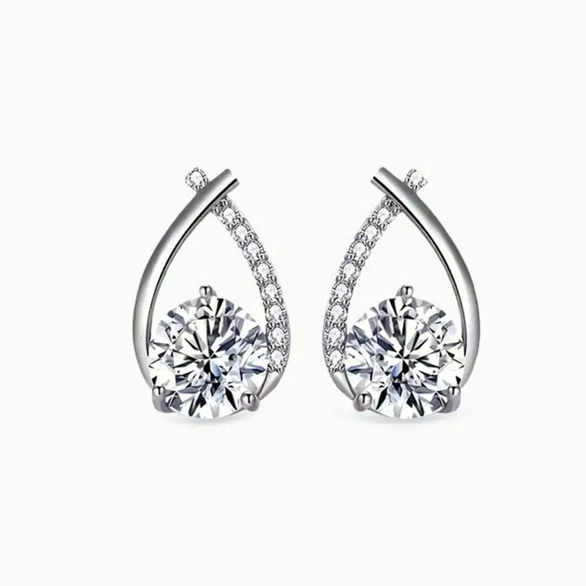 Moissanite Stud Earrings