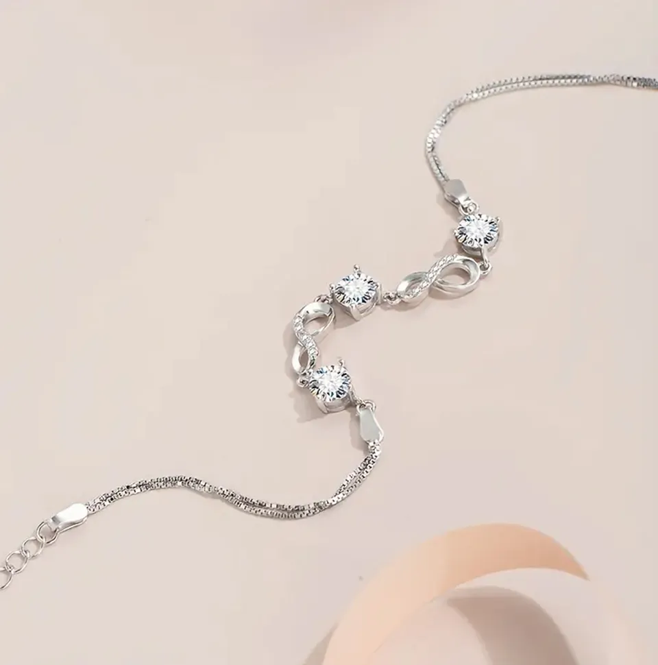 Silver Tennis Bracelet​