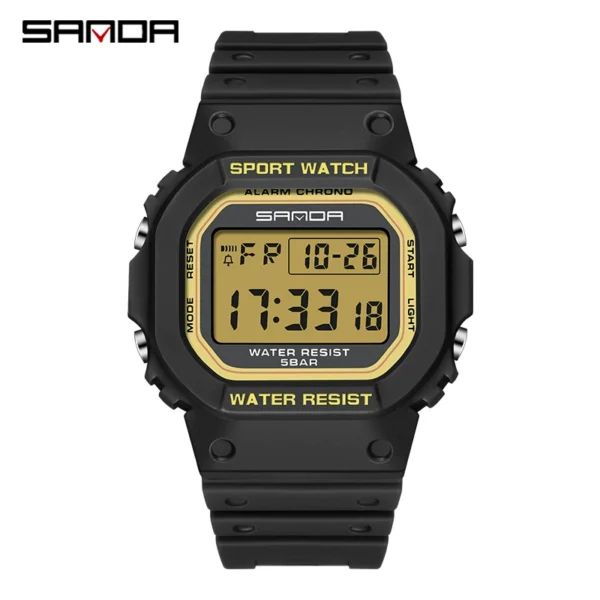 Men’s Digital Sports Watch – Water-Resistant Casual Wristwatch
